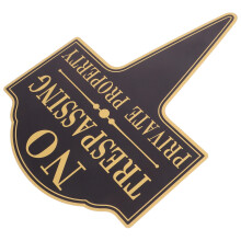 No Soliciting Sign For House Large Private Property No Trespassing Sign No Loitering Aluminum Metal Signs With Long Stakes For Outdoor Yard Black