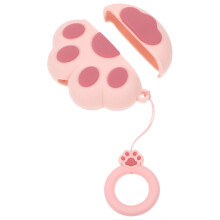 Clúdach Cluasáin Gan Bhranda i gCruth Lapa Cat, Muinchille Marthanach, Comhoiriúnach le haghaidh Airpods Pro3