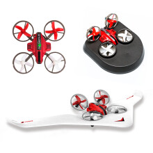 3-in-1-RC-Modellflugzeug: Flugzeug, Landflugzeug & Boot – Geschwindigkeit einstellbar, DIY-Bausatz, kompatibel mit Flugfernsteuerung