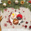 Kersttafelloper en placemats set – Polyester, 5