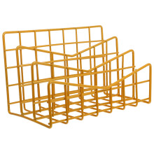 Cassetta postale, raccoglitore per documenti, porta lettere, ufficio, 22,5x14x13 cm, dorato