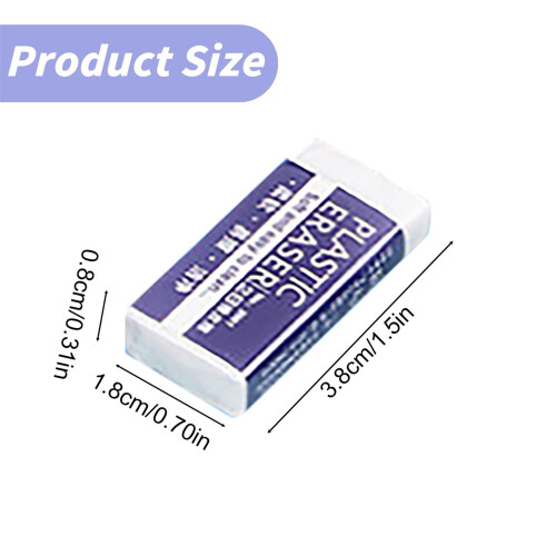 White erasers for drawing extra large plastic set small 1