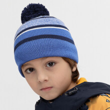 Warm Knit Beanie Winter Hat for Boys and Girls - Thick Fleece Lined Ski Cap with Pom Pom