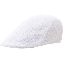 Men's Flat Cap Summer Straw Weave Linen-Like Cotton Newsboy Hats Breathable Irish Cabbie Ivy Cap