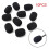 10X Microphone Headset Windscreen Sponge Foam Washable Black Mic Cover --.-- 7