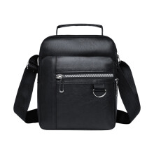 Bolso de hombro para hombre, bandolera de piel texturizada de primera calidad con correa ajustable, ligero y espacioso, ideal para viajes, trabajo y