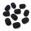 10X Microphone Headset Windscreen Sponge Foam Washable Black Mic Cover --.-- 5