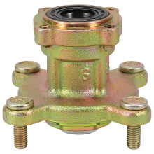 QUMONIN Buje de rueda para kart, buje de eje, llanta, buje de freno de rueda delantero para kart ATV