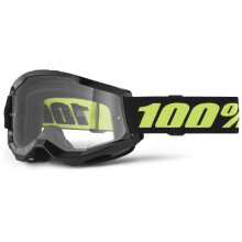 100% Strata2 Off-Road Goggle (Solar Eclipse - Clear Lens)