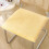 Cuscino per sedia giallo, spesso, antiscivolo, lavabile, con lacci. 6
