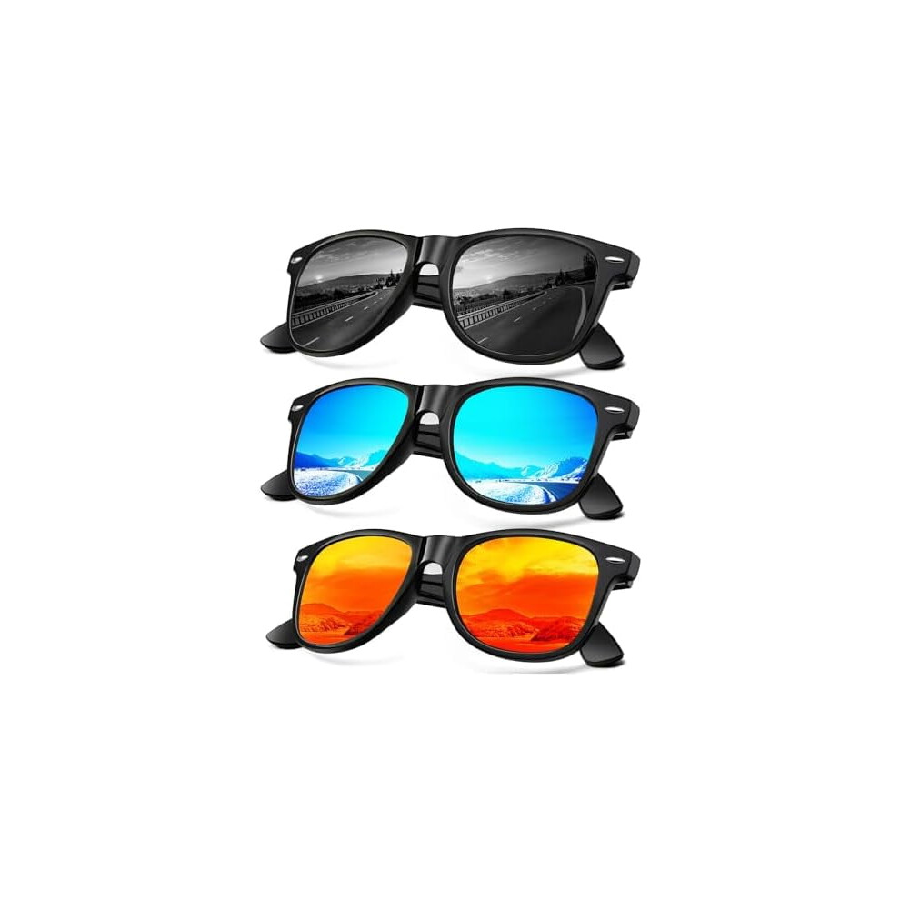 Sunglasses Men Polarized for Mens and Womens Unisex Sun Glasses for Driving UV Protection