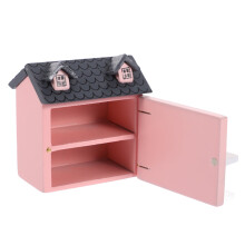 Domček pre bábiky Miniatúrny domček Mini vila Drevené remeselné modely mini domčekov Príslušenstvo pre domčeky pre bábiky Mini vily