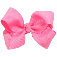 Pinza para el cabello de niña con lazo, estilo pico de pato, accesorio para el cabello sólido, regalo