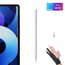 Lápiz óptico compatible con Apple iPad8, Air2-7, Mini2-7, iPad4-11, Pro 2018-2025 – Carga rápida y sensibilidad a la inclinación