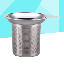 1 passoire à thé à mailles fines en acier inoxydable pour infusion de thé en vrac et de fruits. Compatible lave-vaisselle.
