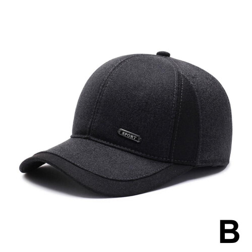 Polyester Men's Winter Baseball Cap Ear Flaps 1 PC 1