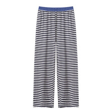 Plus Size Női Modális Csíkos Laza Alsónadrág Rugalmas Derékkal | XL-8XL Hétköznapi Pizsama Otthoni Ruha