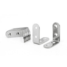 5 db-os fém szögkonzol bútorokhoz, 40 mm x 40 mm x 16 mm, nagy teherbírású rögzítőelemek