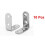 5 Pcs L Shape Angle Bracket Kitchen Heavy Duty Corner Brace Baby 2