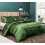 5-delt dynetrekk i sateng, elfenbenshvit, full/queen size 1