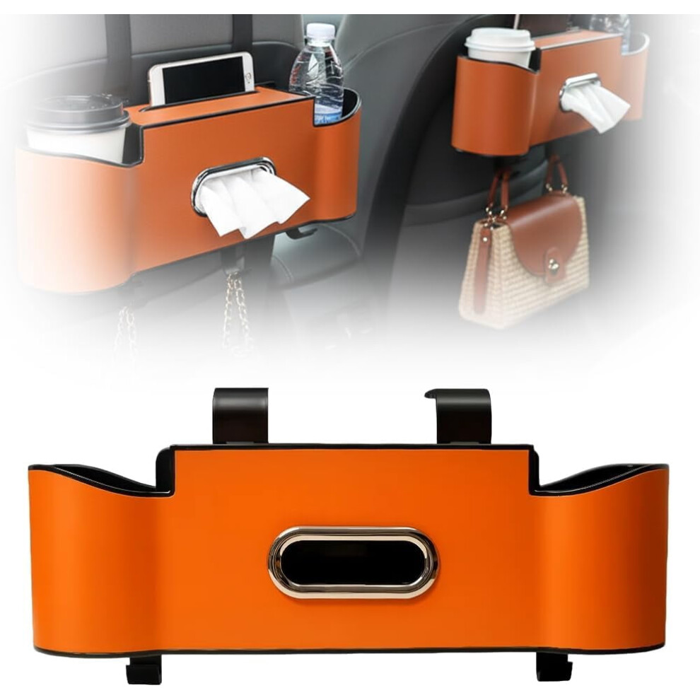 3-In-1 Car Backseat Organizer With Cup Holder & Tissue Box Â Compatible With Most Vehicles 9313598903068