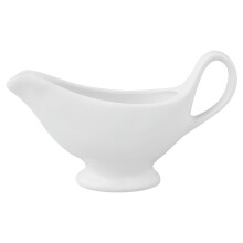 Saucière en céramique avec anse, 150 ml, blanche