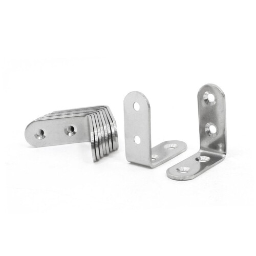 5 Pcs L Shape Angle Bracket Kitchen Heavy Duty Corner Brace Baby 2