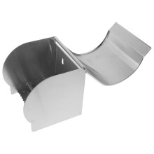 1 st vägghängd toalettpappershållare silver fyrkantig aluminiumlegering för badrumstillbehör