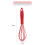 3 bucăți de mini teluri din silicon pentru bucătărie premium - Set mini teluri pentru ouă, roșu 2