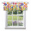 Akvarel blomsterkappe 132 x 43 cm stanglomme 1