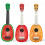 Παιδικό παιχνίδι κιθάρας Ukulele, 14" πράσινο εκπαιδευτικό μουσικό παιχνίδι 4 χορδών 2