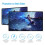 16:9 Polyester projectiescherm 100 of 120 inch 3