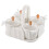 1 set kruidenpotjes met lepel, wit, 45 x 42 cm 3