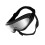 Lunettes coupe-vent pour chien avec sangle-Lentilles argentées 1