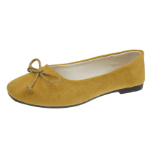 Mocassins plats respirants pour femmes, à enfiler, avec semelle antidérapante et nœud décoratif. Chaussures légères et confortables pour le