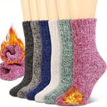 Women's Merino Wool Thermal Boot Socks 3-12 Pairs