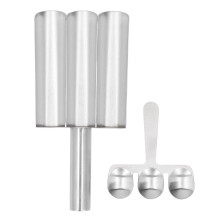 Stainless Steel Meatball Maker Scoop – Shaping Tool for Cookie Dough and Rice Balls (3 Pipe)