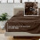 Ensemble de draps Queen, microfibre hydro-brossée ultra-douce, 4
