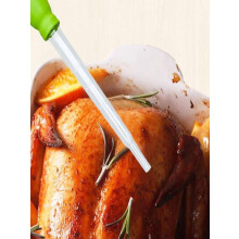 Kalkoenbraadspuit voor het koken – Gemakkelijk te gebruiken en schoon te maken, krachtige braadspuit met bolvormige kop, geschikt voor barbecue,