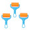 Tineasur Non-Slip Paint Press Roller PP3pcs 1