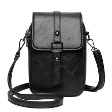 GASTROPOD Genți crossbody pentru femei, poșete din PU pentru femei, geantă tote casual și versatilă, neagră