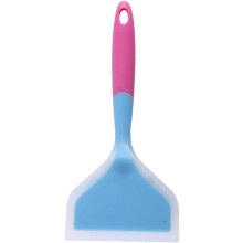 Espátula de silicone de 25 cm para omelete – Resistente ao calor e antiaderente, ideal para ovos, panquecas, crepes, peixe e pizza.