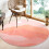 Στρογγυλό χαλί Pink4ft – Μαλακό, αντιολισθητικό, πλενόμενο χαλάκι παιδικού δωματίου 1