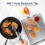 Λαβίδα κουζίνας U-Taste 7/9/12" ανθεκτική στη θερμότητα, 480F, άκρες σιλικόνης και λαβή 3
