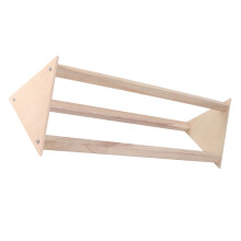 Houten papegaaienzitstok, vogelzitstokstandaard, kaki, 1 set