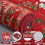 Christmas small area rug 2x3 ft red snowflake boho washable 6