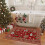 Christmas small area rug 2x3 ft red snowflake boho washable 4