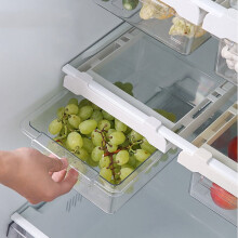Wysuwany pojemnik do lodówki, zatrzaskowy Fridge Mate, kompatybilny z półkami lodówki
