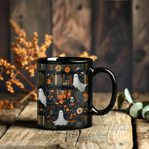 Ghost Coffee Mug Halloween Ceramic 400ml 1
