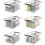 Bac de rangement transparent à fermeture 5 litres, lot de 6 4